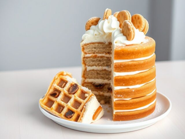 Stroopwafeltaart