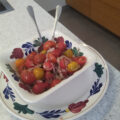 Super snelle salade van kerstomaatjes