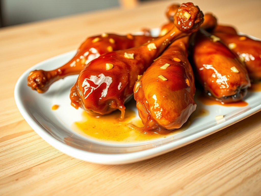 Sweet chicken, AI-gegenereerde illustratie