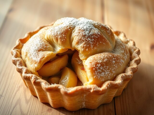Taartje met een dakje: Engelse apple pie: