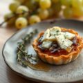 Taartje van Port salut en gorgonzola