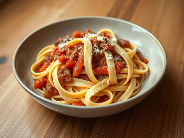 Tagliatelle al Ragu ( zie opm)
