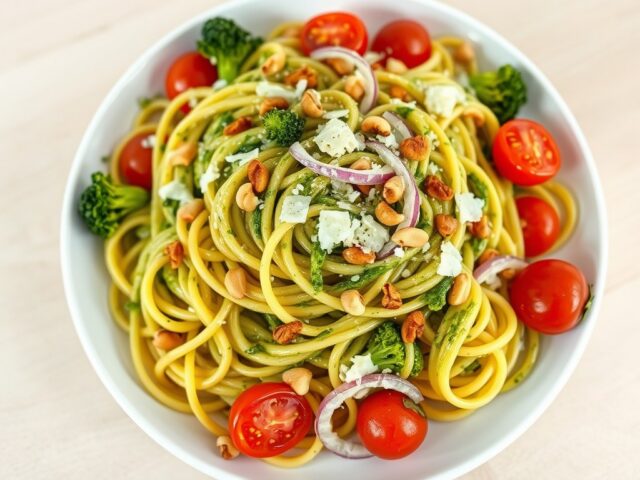 Tagliatelle met Broccoli-Pesto