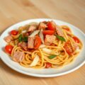 Tagliatelle met gerookte zalm