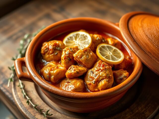 Tajine met kip en limoen (Algerijnse stoofpot)