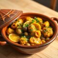 Tajine van kip met olijven en gekonfijte citroen