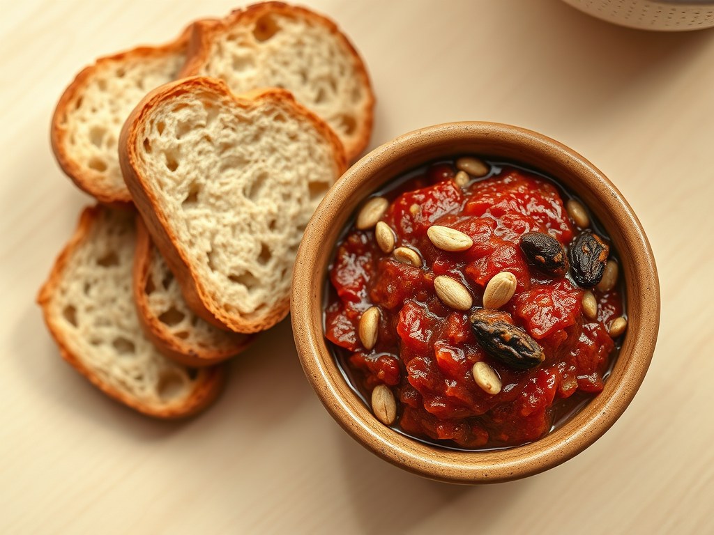 Tapenade, AI-gegenereerde illustratie