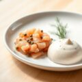 Tartaar en mousse van zalm