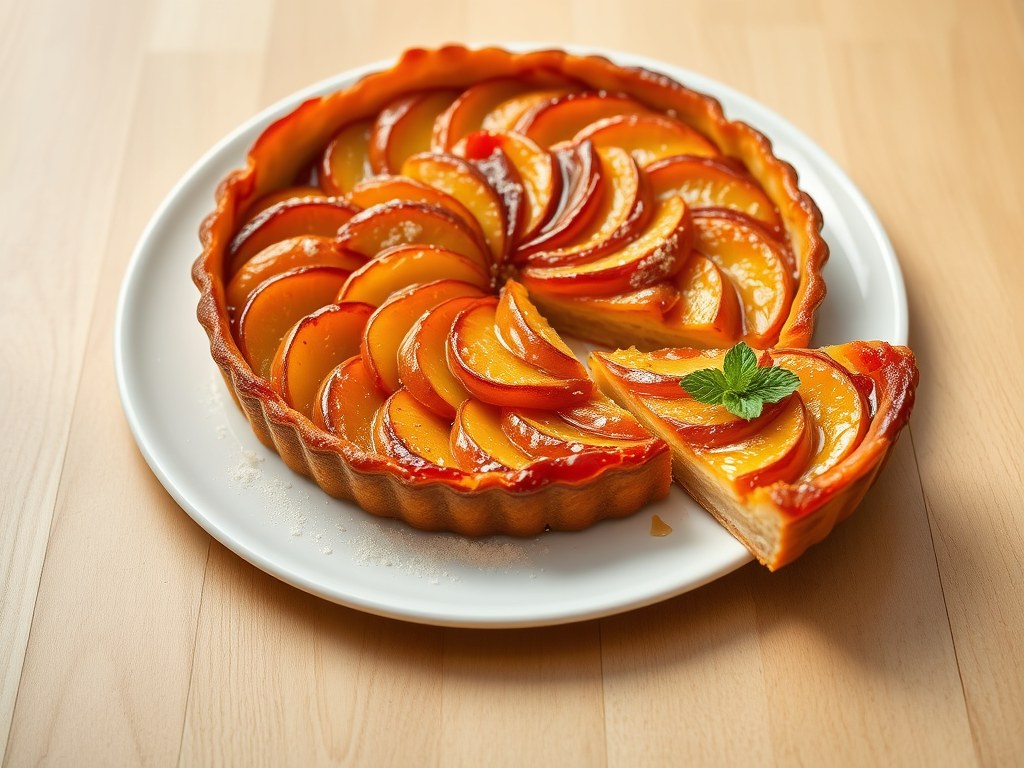 Tarte Tatin, AI-gegenereerde illustratie