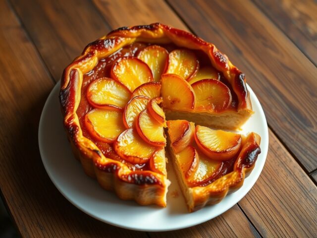 Tarte tatin di mele e patate (appels en aardappels)