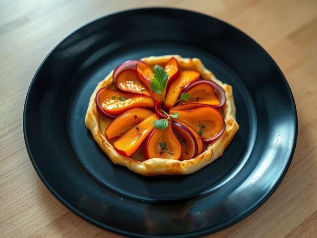Tarte tatin met pompoen