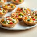 Tartelettes gevuld met groente ragout