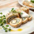 Terrine van prei met maatjes