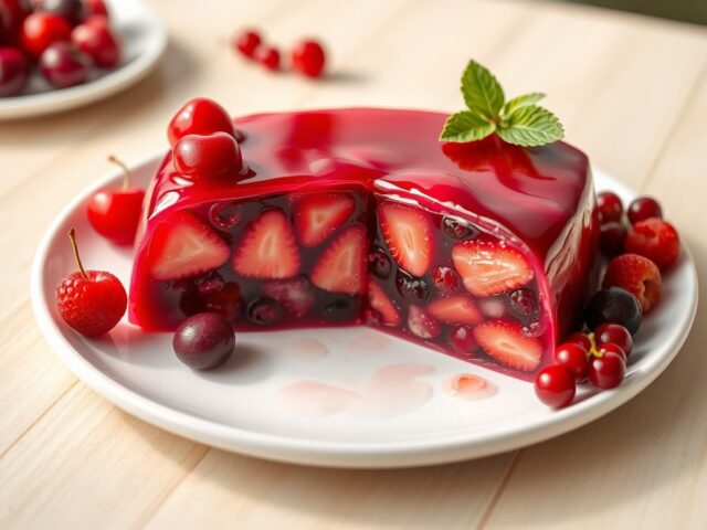 Terrines met rood fruit