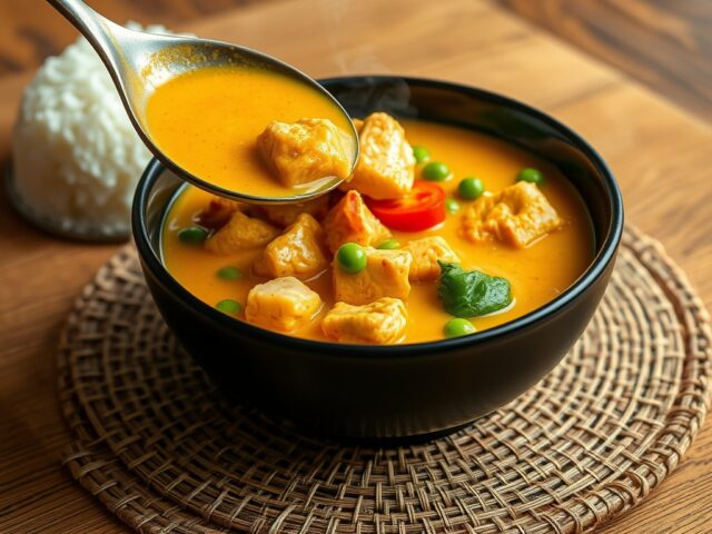 Thaise curry met kip