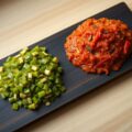 Thaise groene- rode curry pasta