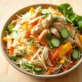 Thaise Salade met Kip en Katjangsaus