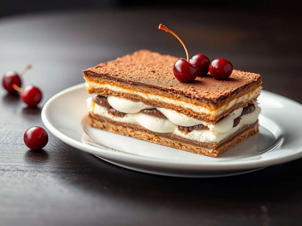 Tiramisu, AI-gegenereerde illustratie