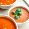 Tomaten-basilicumsoep