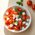 Tomaten-feta salade