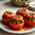 Tomaten gevuld met gehakt volgens Hollands recept