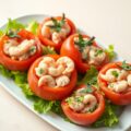 Tomaten-hors d’oeuvre met vis