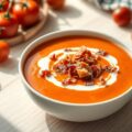Tomaten Soep met Sinas en Bacon