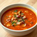 Tomaten-spek soep