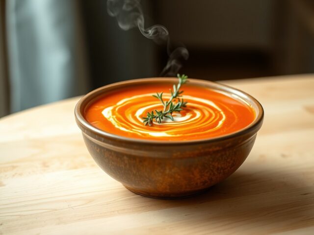 Tomaten- uiensoep