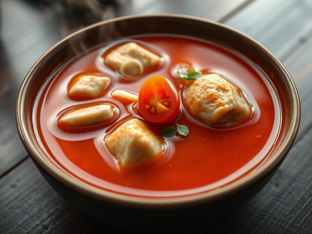 Tomatensoep Hongkong