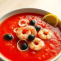 Tomatensoep met Garnalen en Wodka