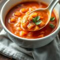 Tomatensoep met wortelen