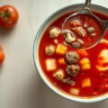 Tomatensoep van verse tomaten