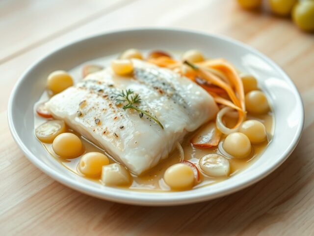 Tongfilet met druiven