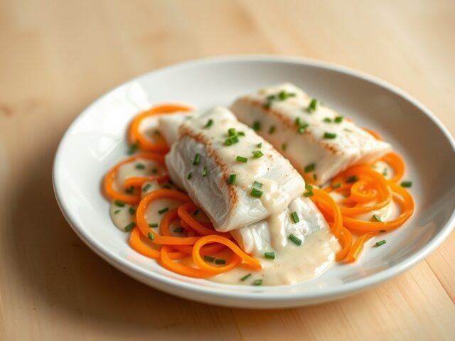 Tongfilets met sinaasappel bieslooksaus