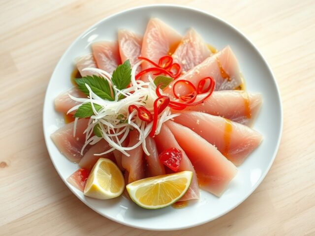 Tonijn Carpaccio Japanse Stijl