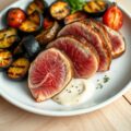 Tonijn en Gegrilde Provençaalse Groenten + Aioli