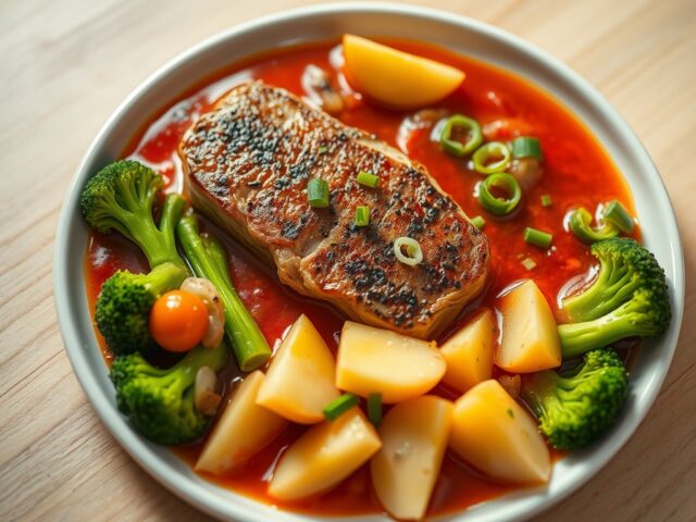Tonijn in tomatensaus