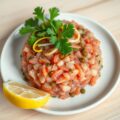 Tonijn Tartaar met Gember en Kappers