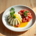 Tonijn Tartaar met Sinasolie en Venkelpuree