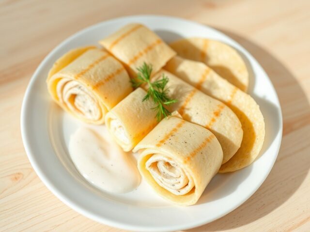Tonijnmousse flensjes