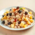 Tonijnsalade met appel en ananas