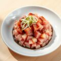 Tonijntartaar met Mierikswortel