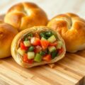 Tortello met groenten