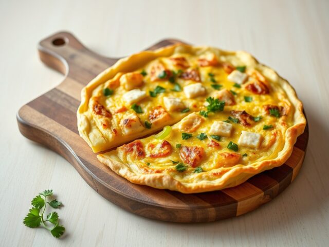 Tortilla met kabeljauw