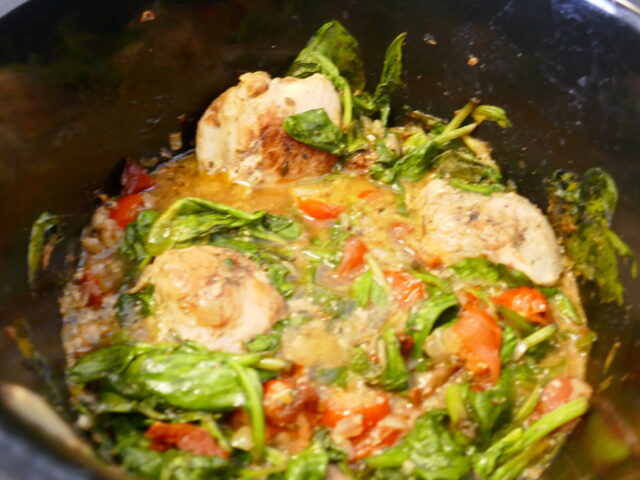 Toscaanse kippendijen uit de Slowcooker