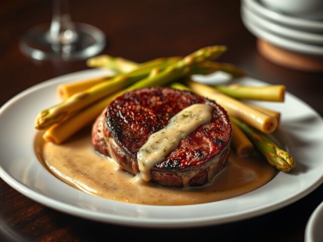Tournedos met Bourgondische asperges