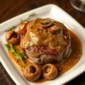 Tournedos met kippenlever in Prince Albertsauce