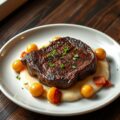 Tournedos met rapen en knolselderpuree