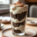 Trifle met chocoladecake